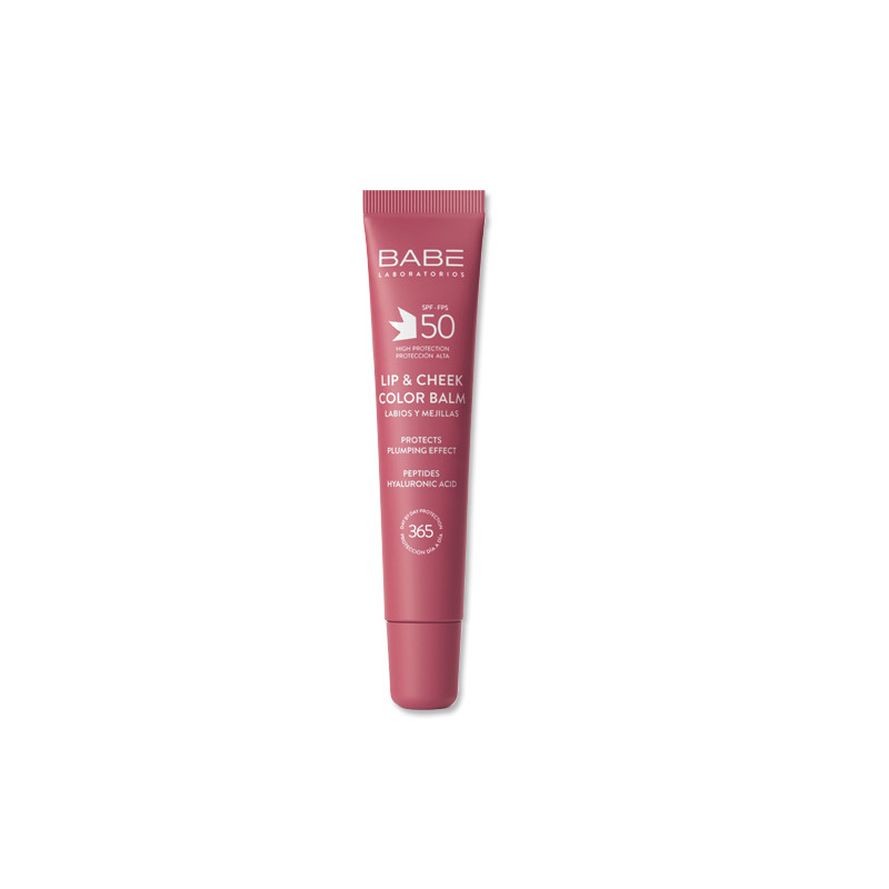 Babe Lip & Cheek Balsamo Labial Color Velvet Spf50 20ml - Farmacia en Casa Online