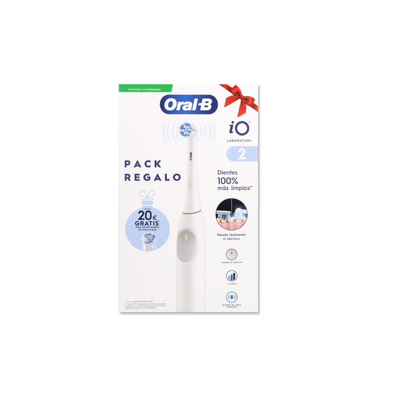 Oral-B IO2 Cepillo Eléctrico Blanco + 2 Recambios
