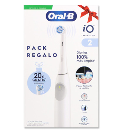 Oral-B IO2 Cepillo Eléctrico Blanco + 2 Recambios