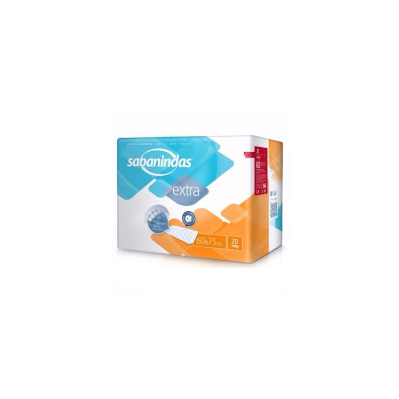 Sabanindas Extra Protector de Cama 60x75 20Uds