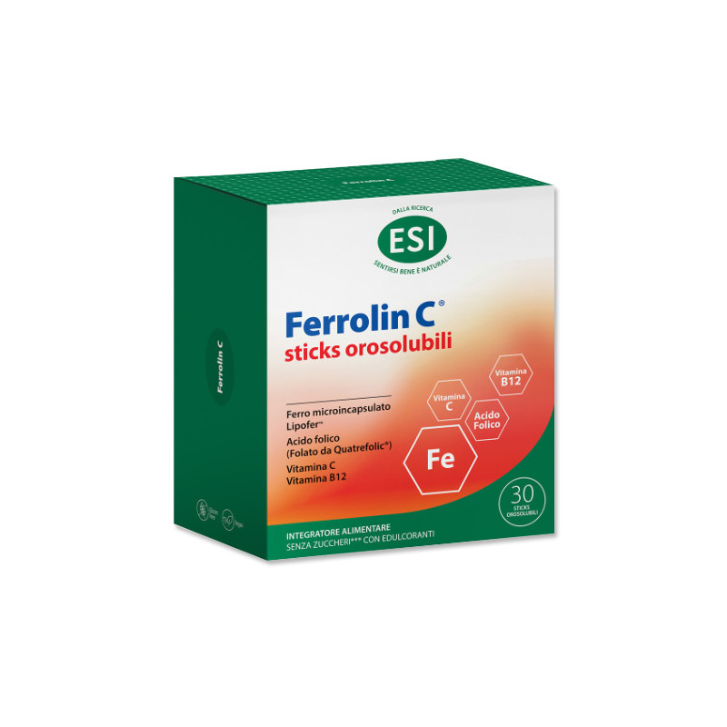Esi Ferrolin C 30 Sticks Bucodispersables