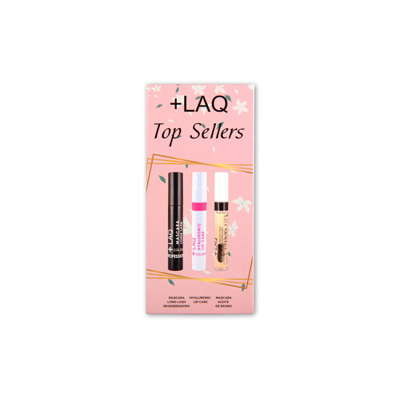 +LAQ Hyaluronic Lip Care 6ml + Macara Pestañas 13ml + Aceite 6ml