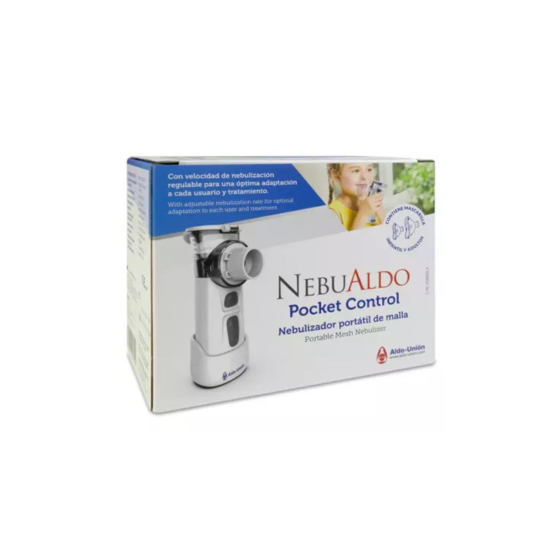 NebuAldo Pocket Control Nebulizador Portatil Malla 1Ud