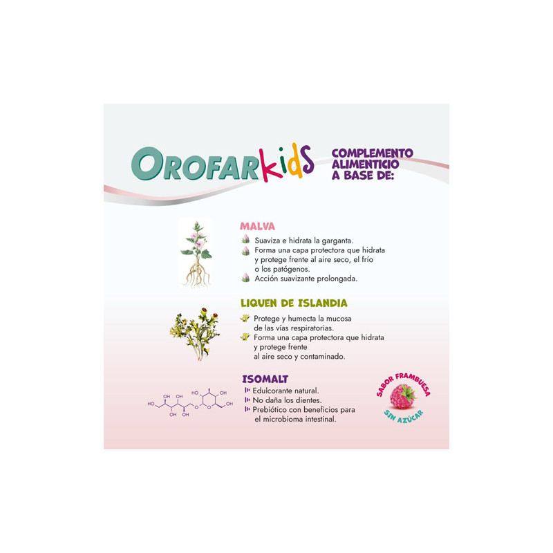 Orofar Kids Paleta Sabor Frambuesa 1Ud