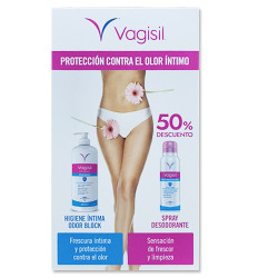 Vagisil Rutina Proteccion Olor Higiene Diaria 500ml +Spay 125ml