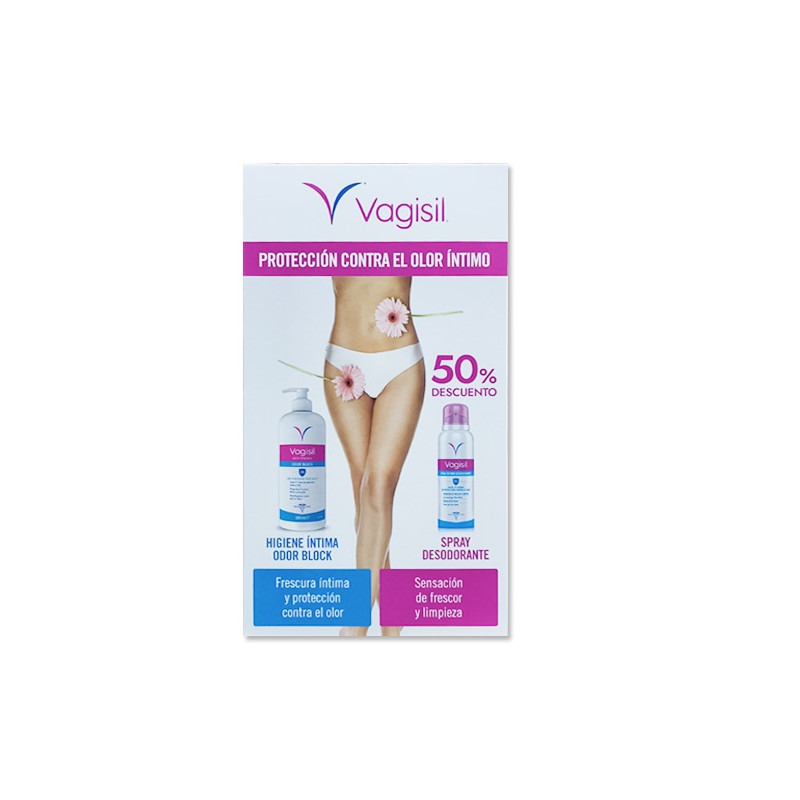 Vagisil Rutina Proteccion Olor Higiene Diaria 500ml +Spay 125ml
