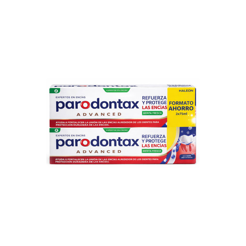 Parodontax Advance Pasta Dental Encias A.Hialuronico Duplo 2x75ml