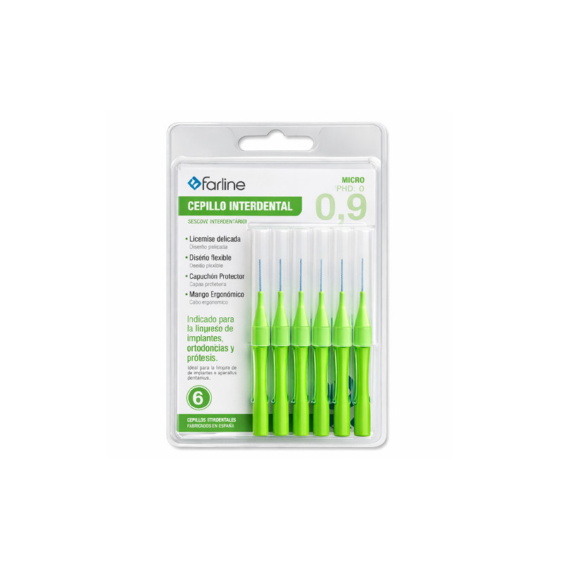 Farline Cepillo Interdental Micro 0,9mm 6Uds
