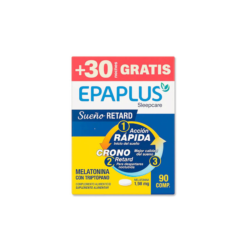 Epaplus Melatonina Retard Triptofano 90Comp