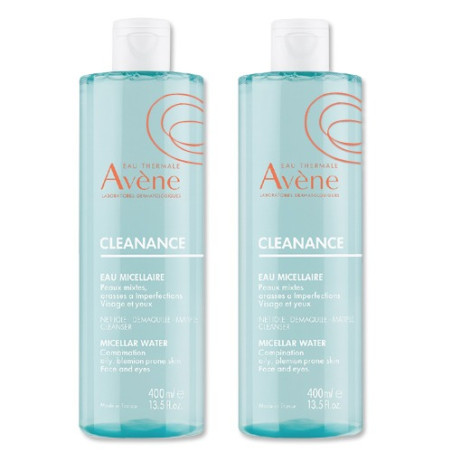Avene Cleanance Agua Micelar Duplo 2x400ml
