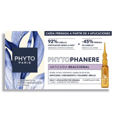 Phytophanere Anticaida Reaccional Ampollas 0,5mlx12Uds