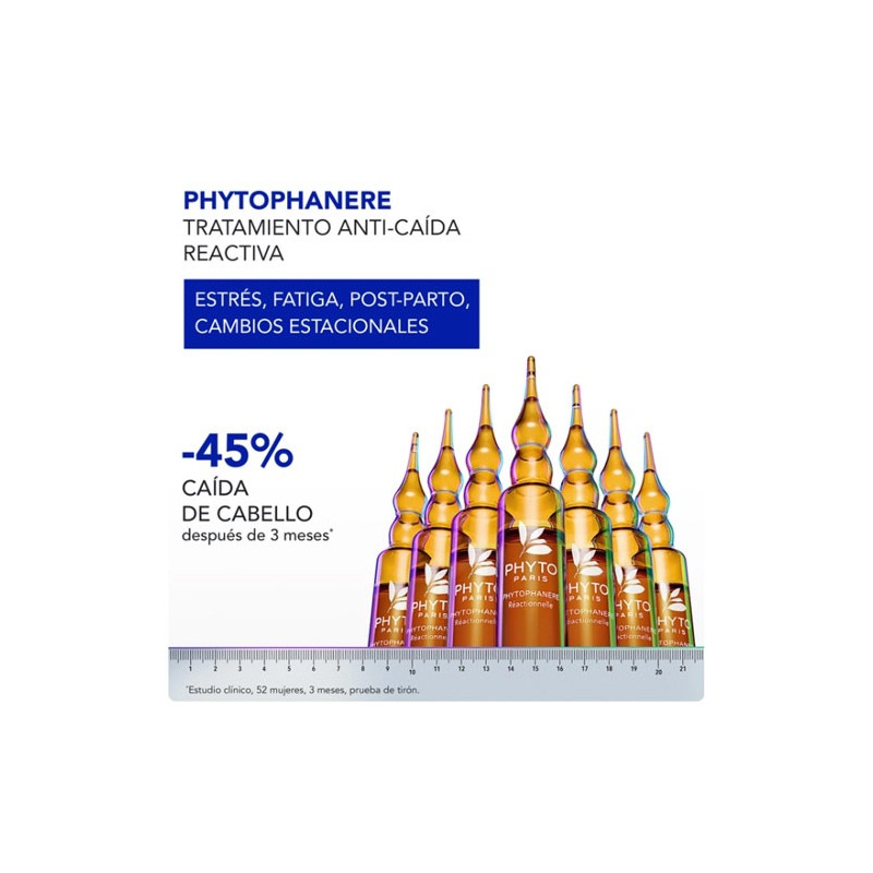 Phytophanere Anticaida Reaccional Ampollas 0,5mlx12Uds