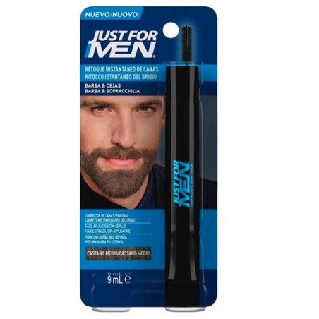 Just For Men Retoque Instantaneo Canas Castaño Medio 9ml