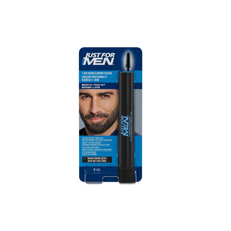 Just For Men Retoque Instantaneo Canas Negro 9ml