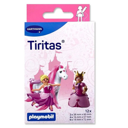 Hartmann Tiritas Infantiles Playmobil Princesas Surtido 12Uds