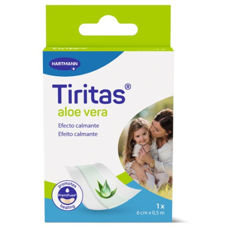 Hartmann Tiritas Aloe Vera Efecto Calmante 6cmx0,5m