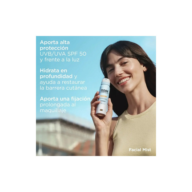 Isdin Fotoprotector Facial Mist Bruma Facial Spf50 100ml