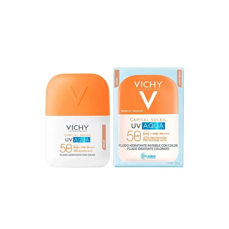Vichy Capital Soleil UV Aqua Fluido Color Medio Spf50 50ml