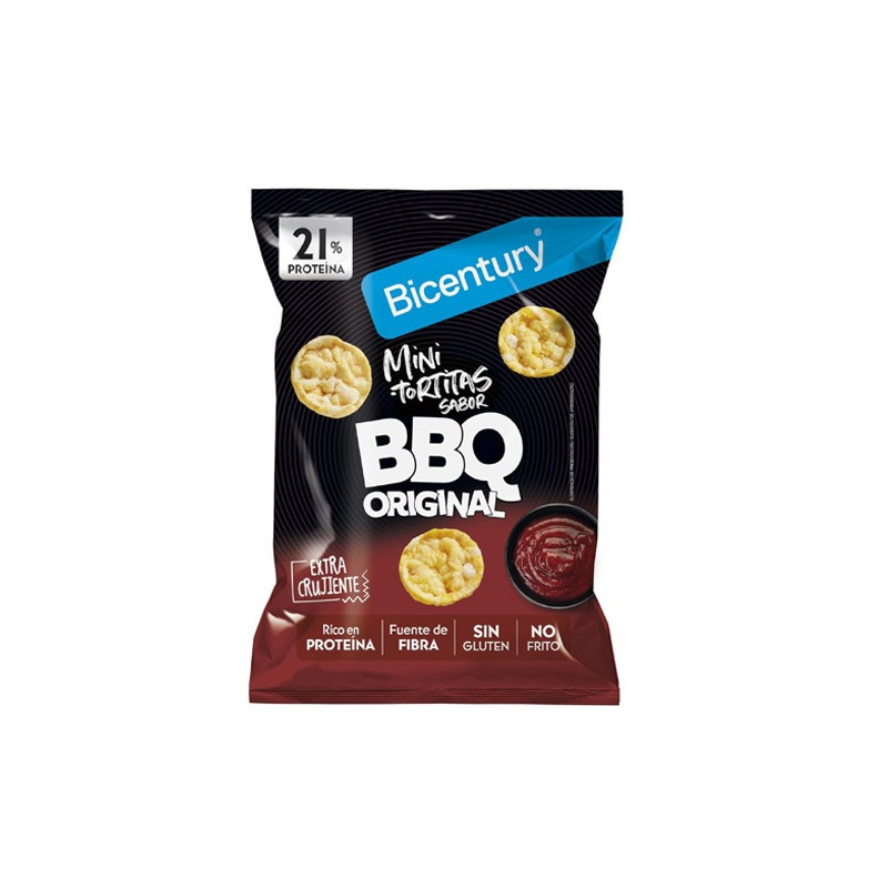 Bicentury Mini Tortitas Sabor Barbacoa Original 60gr