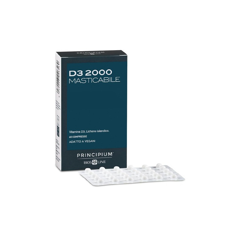 Principium D3 2000 Masticable 60Comp