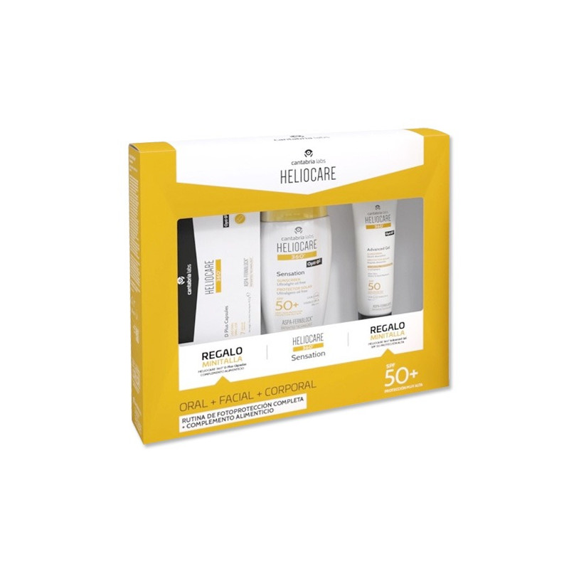 Heliocare 360º Sensation Spf50+ 50ml + Gel 100ml + D-Plus 7Caps