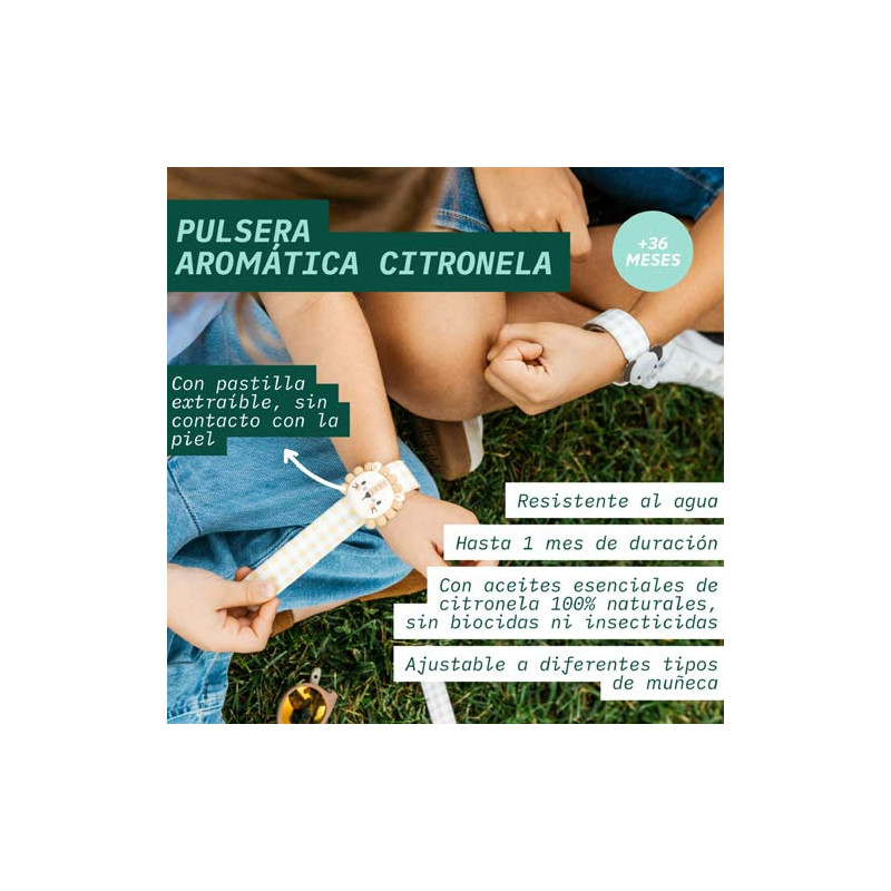 Suavinex Pulsera Citronela Conejo + 2 Recambios