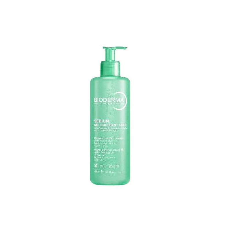 Bioderma Sebium Gel Espumoso Activo Limpiador 400ml