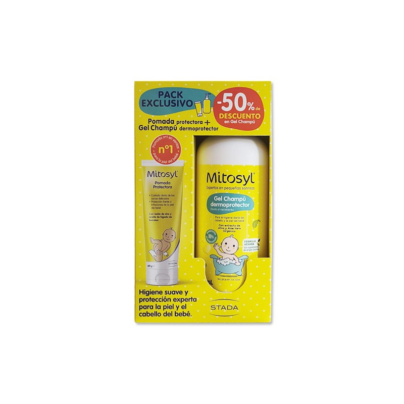 Mitosyl Pomada Protectora 65gr + Gel Champu 490ml