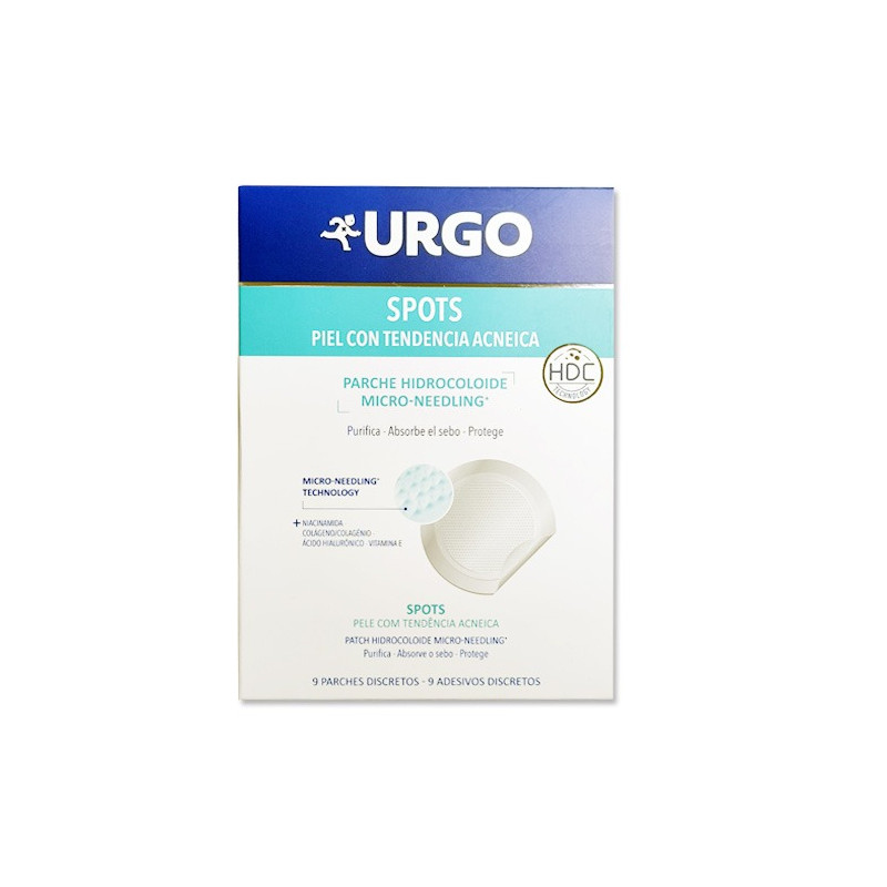 Urgo Spots Piel Acneica Parche Hidrocaloide 9Uds