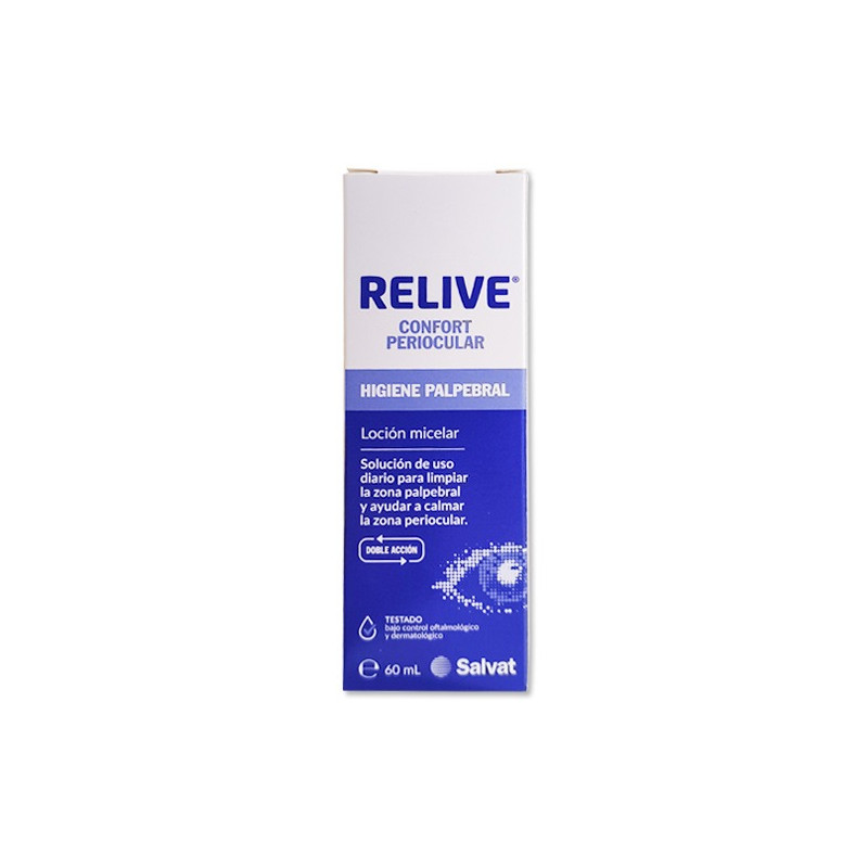 Relive Confort Periocular Higiene Palpebral locion Micelar 60ml