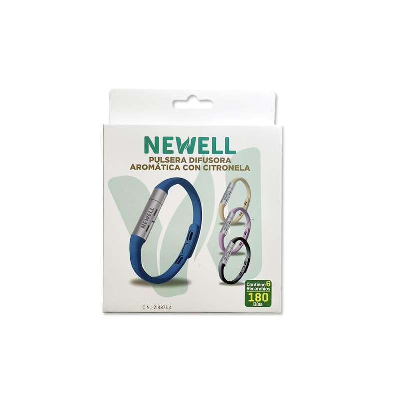 Newell Pulsera Difusora Aromatica Citronela + 6 Recambios
