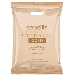 Sensilis Self-Tanning Gold Toallitas Autobronceadoras 6Uds