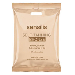 Sensilis Self-Tanning Bronze Toallitas Autobronceadoras 6Uds