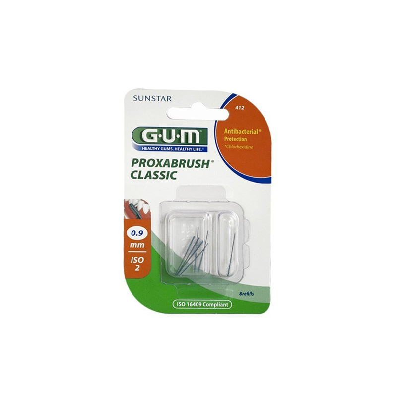 Gum Proxabrush 412 Cep Interdental Ultrafino Cilindr 8 Recambios