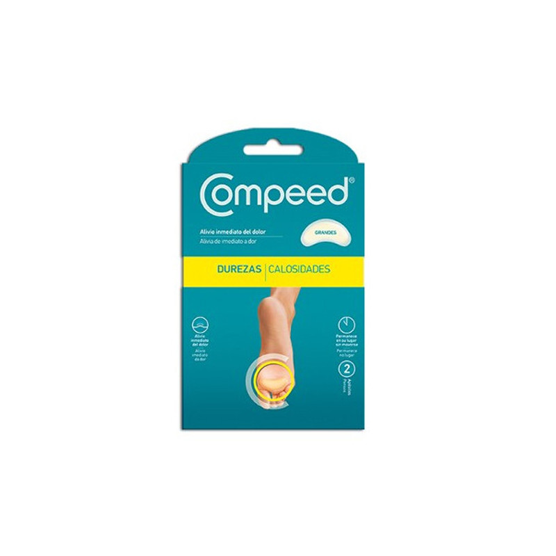 Compeed Durezas Hidrocoloide T- Gde 2uds