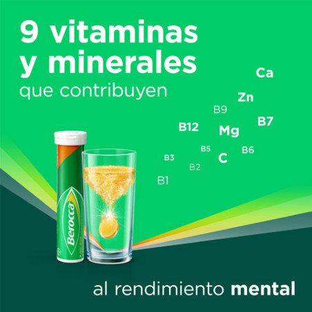 Berocca Efervescente Sabor Naranja 30 Comprimidos