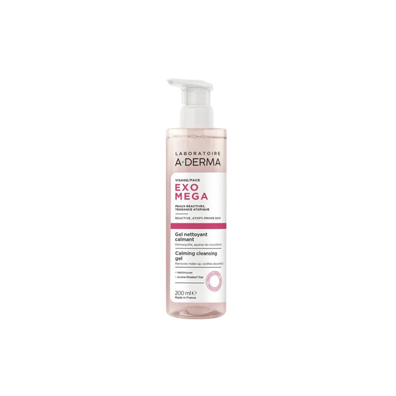 Aderma Exomega Gel Limpiador Calmante 200ml