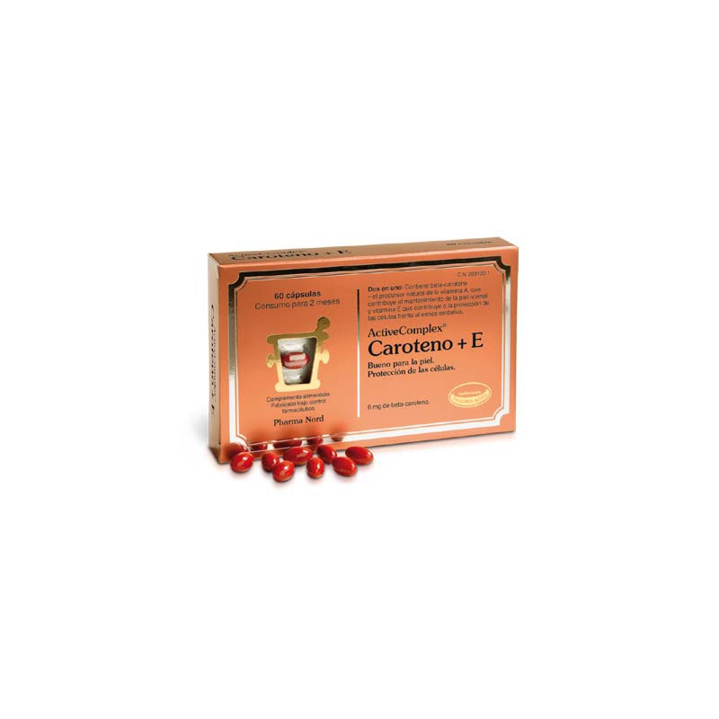 Pharma Nord Activecomplex Caroteno+E 60 Capsulas