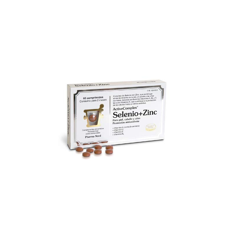 Pharma Nord Activecomplex Selenio + Zinc 60 Capsulas