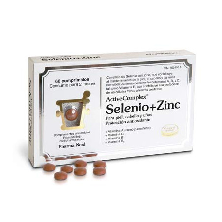 Pharma Nord Activecomplex Selenio + Zinc 60 Capsulas