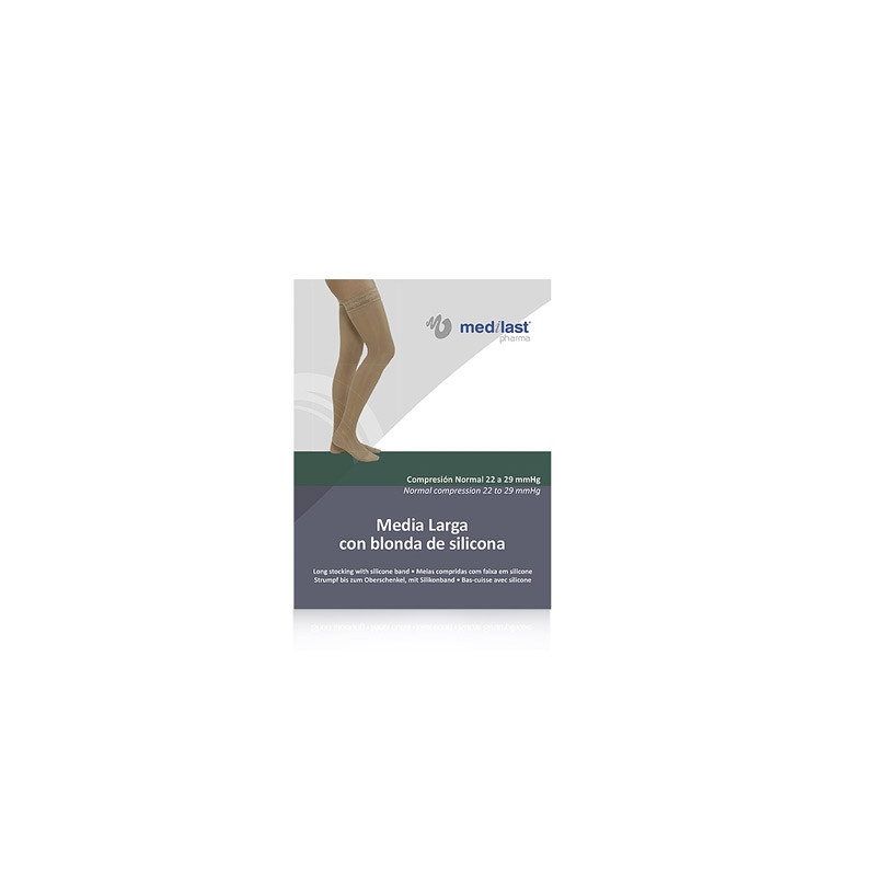 Medilast Media Larga (a-f) Comp Normal B Silicona Beige T-Me