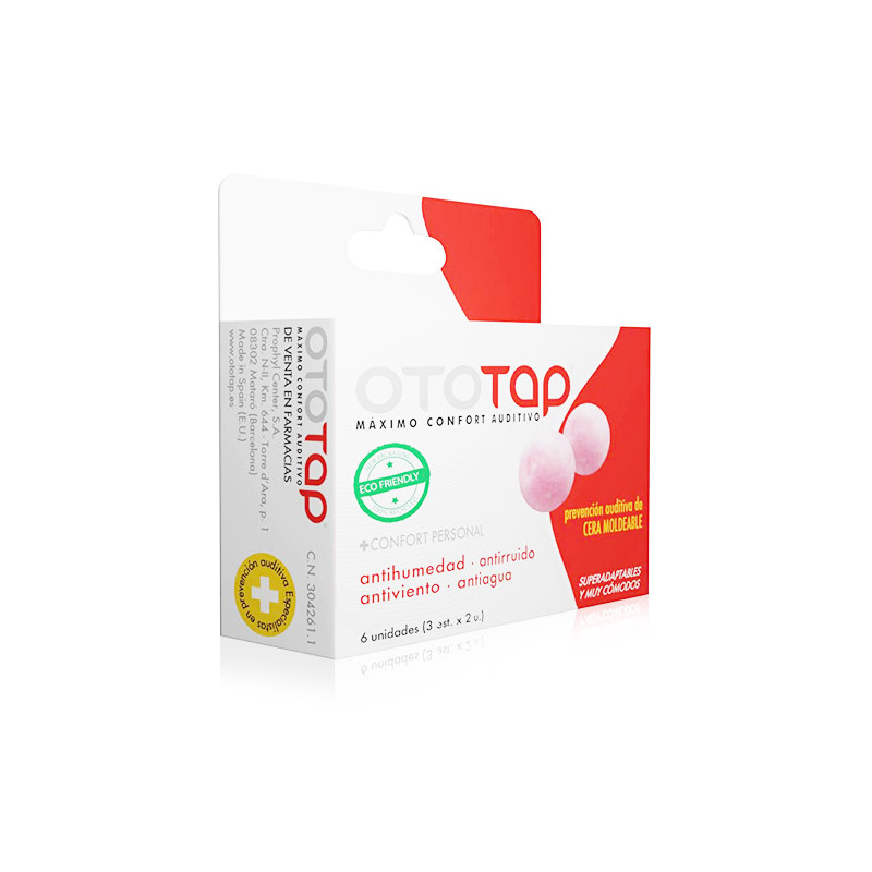 Oto-Tap Tapones Oidos Cera 6 Uds.