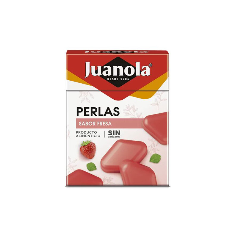 Juanola Perlas Fresa Mentolada 25gr