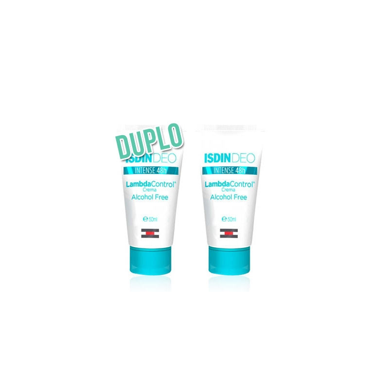 Isdin Lambda Desodorante Crema Duplo 2x50 ml