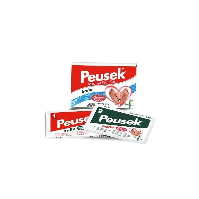 Peusek Baño Antitranspirante Pies 20gr - Farmacia en Casa Online