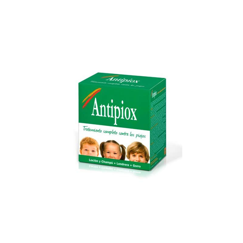 Antipiox loción antipiojos 150ml + champú 150ml + lendrera + gorro - Farmacia en Casa Online