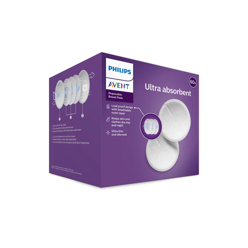 Avent Ultra Confortable Discos de Dia y Noche Absorbentes 60Uds - Farmacia en Casa Online