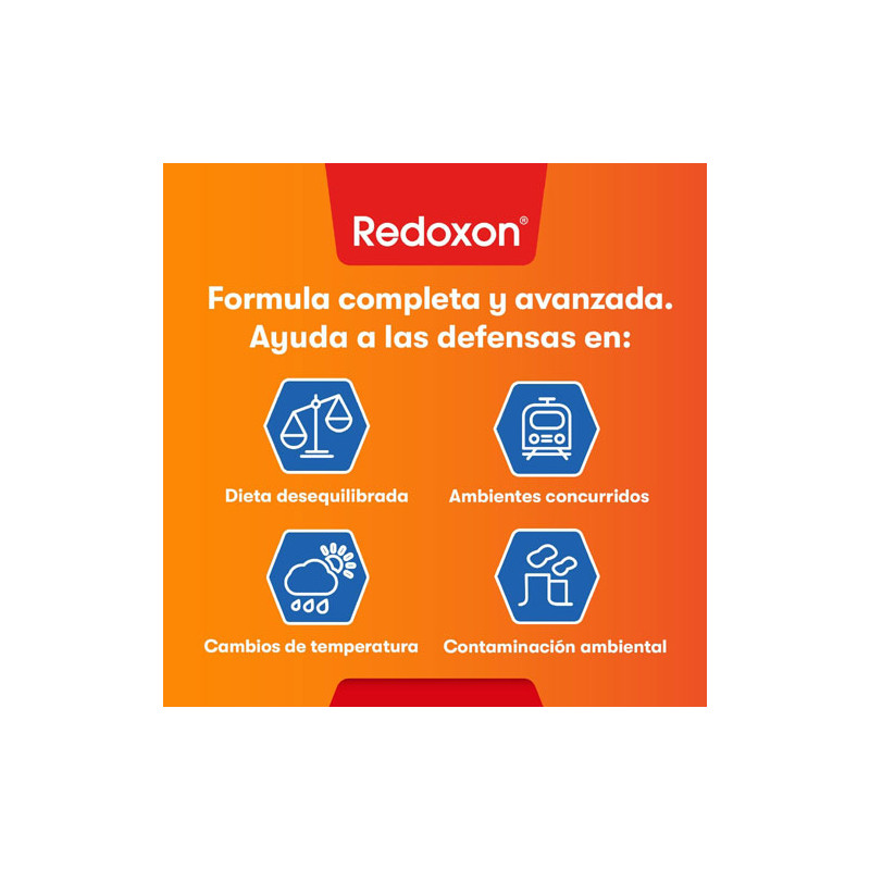 Redoxon Extra Defensas Vitamina C, D y Zinc 15 Comp Efervescentes - Farmacia en Casa Online