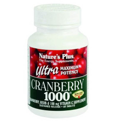 Natures Plus Ultra Cranberry Sistema Urinario 1000mg 60Comp - Farmacia en Casa Online