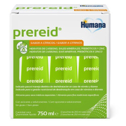 Humana Prereid Sobres Sabor Citricos 250ml 3Uds - Farmacia en Casa Online